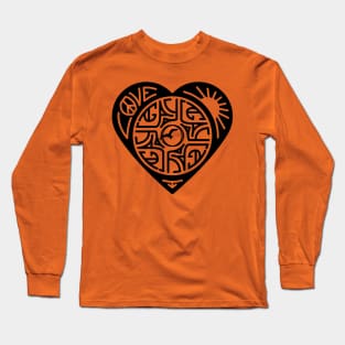 GAYLA Heart Dark Long Sleeve T-Shirt